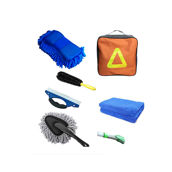 Portable Car Cleaning Tools Kit - 7 Piece