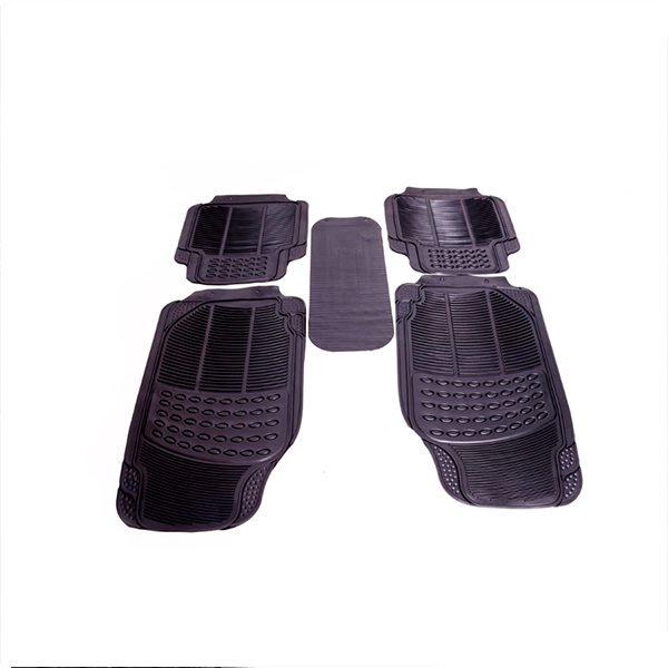 5 Piece Universal Car Rubber Mats Trimmable to Fit All Cars