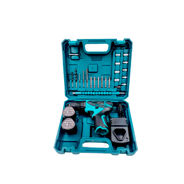 Cordless Rechargeable Lithium-Ion Drill and Screwdriver Set 18V