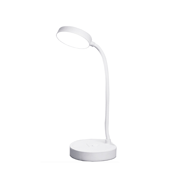 Rechargeable Desk Lamp with Flexible Gooseneck & Adjustable Brightness