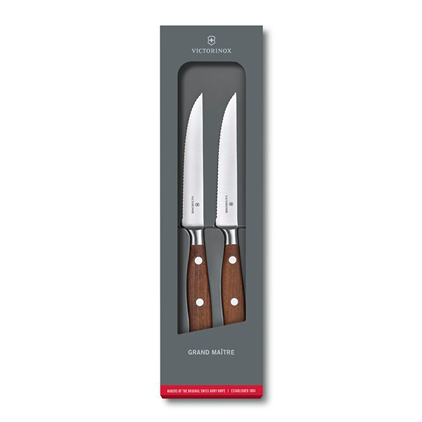 Victorinox V7.7240.2W Grand Maitre Drop Forged 2 Piece Steak Knife Set