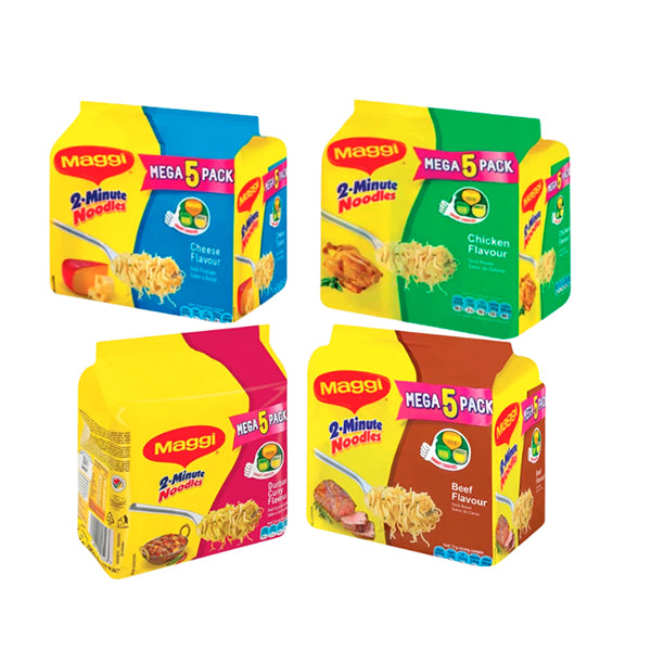 Maggi Noodle Assorted Mega Pack - 4 pack