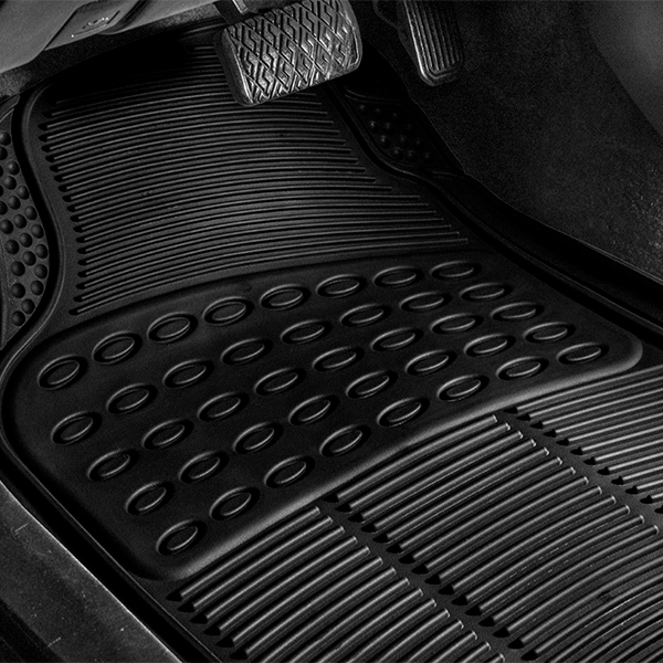 5 Piece Universal Car Floor Rubber Mats For Most Vehicles