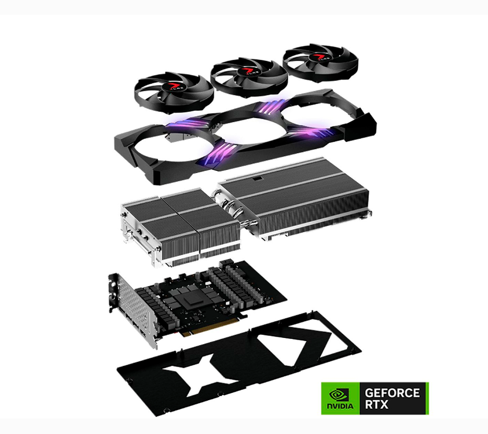 PNY GEFORCE RTX 4080 16GBXLR8 Gaming VERTO Edition