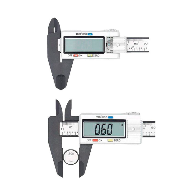 150mm Digital Vernier Caliper Micrometer Caliper & 2 Batteries