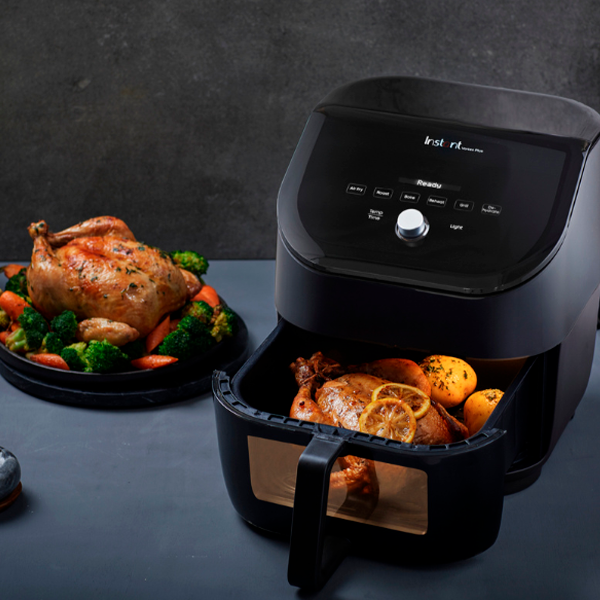 Instant Vortex Plus Air Fryer with ClearCook Window, QuietMark approved