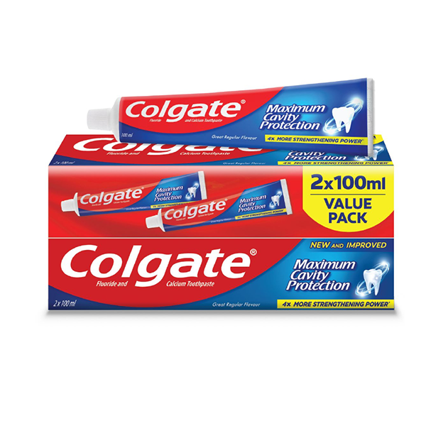 Colgate Maximum Cavity Protection Regular Toothpaste - 2 X 100ml