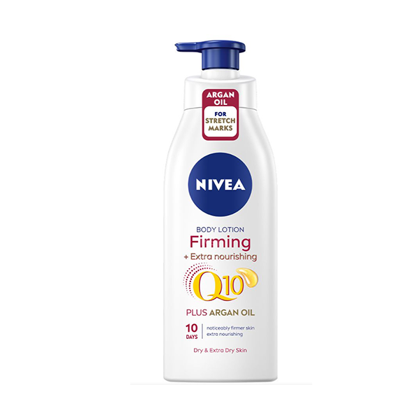 NIVEA Q10 plus Extra Nourishing Argan Oil Firming Body Lotion, 400ml