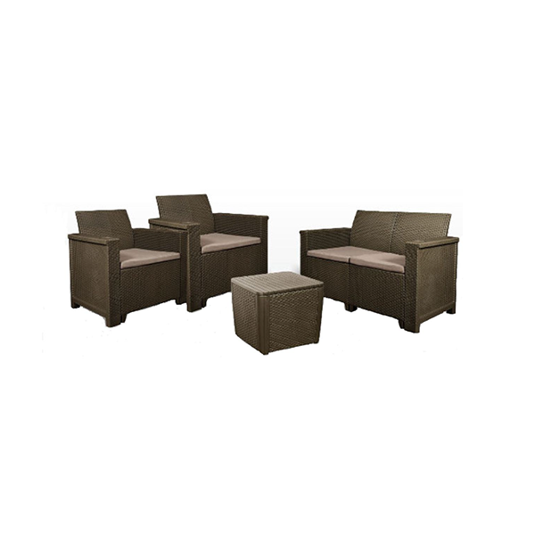 Contour Outdoor Jabulani 4 Piece Rattan Patio Furniture Set