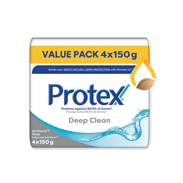 Protex Deep Clean Antigerm Soap - 4 Pack, 150g