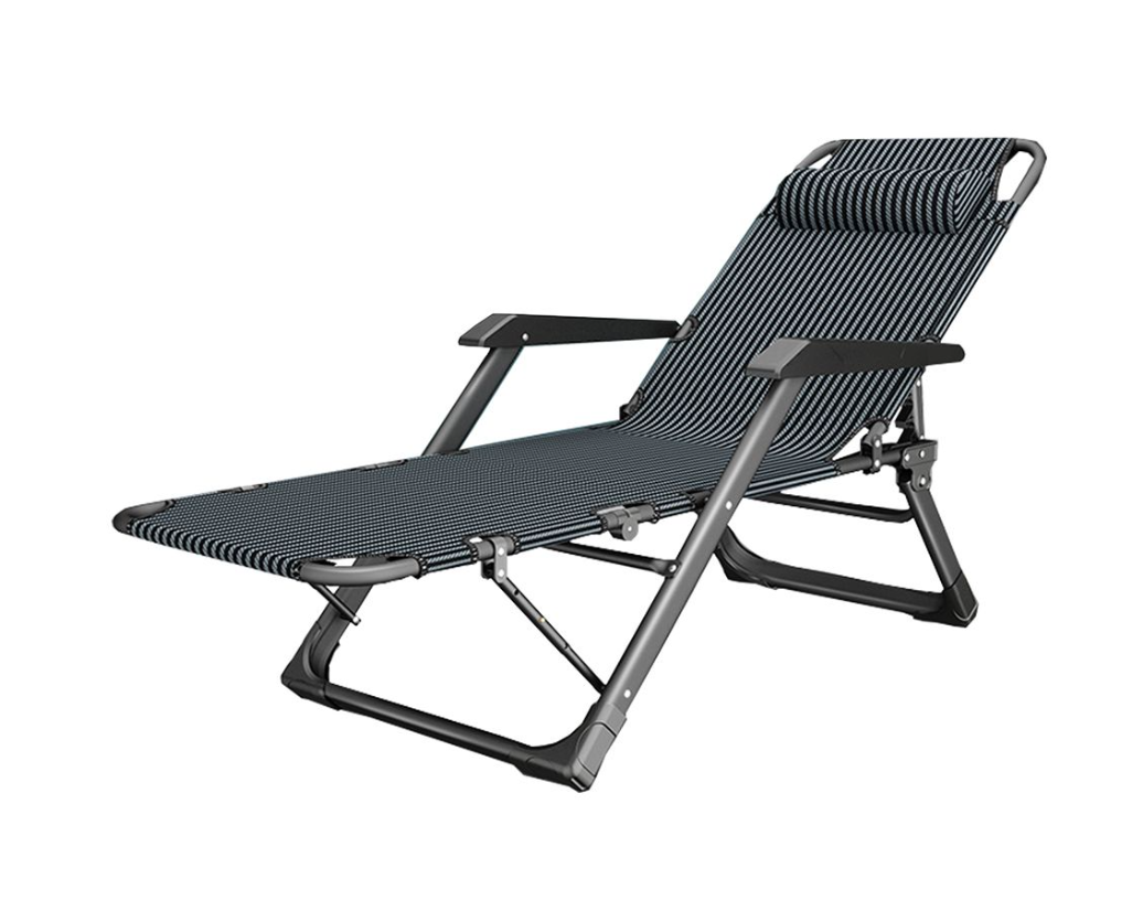 FC-008A-BK-BL, Multi-Purpose Folding Chair Bed