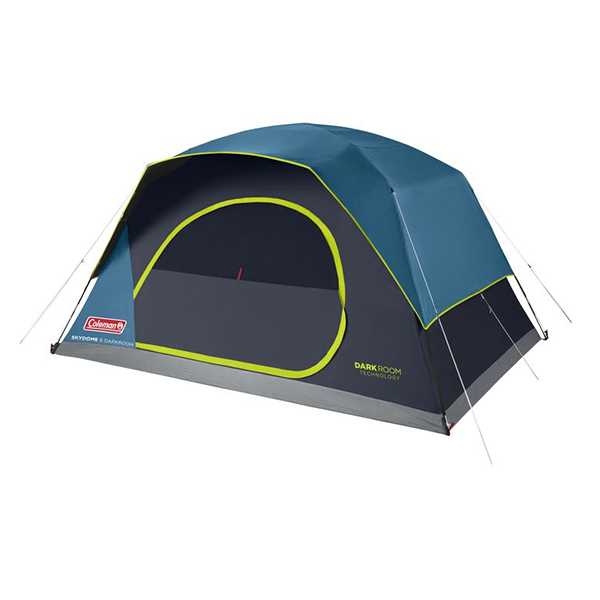 Coleman Skydome Darkroom 6 Person Family Camping Dome Tent