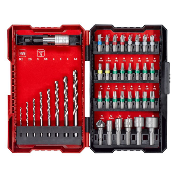 EINHELL - Drill Bit Box 39Piece suitable for all drills with 1/4 Hex Socket