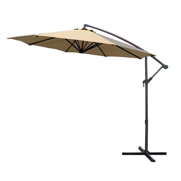 Excellent Outdoor 360-Degrees Portable Summer Garden Umbrella (Beige/Khaki)